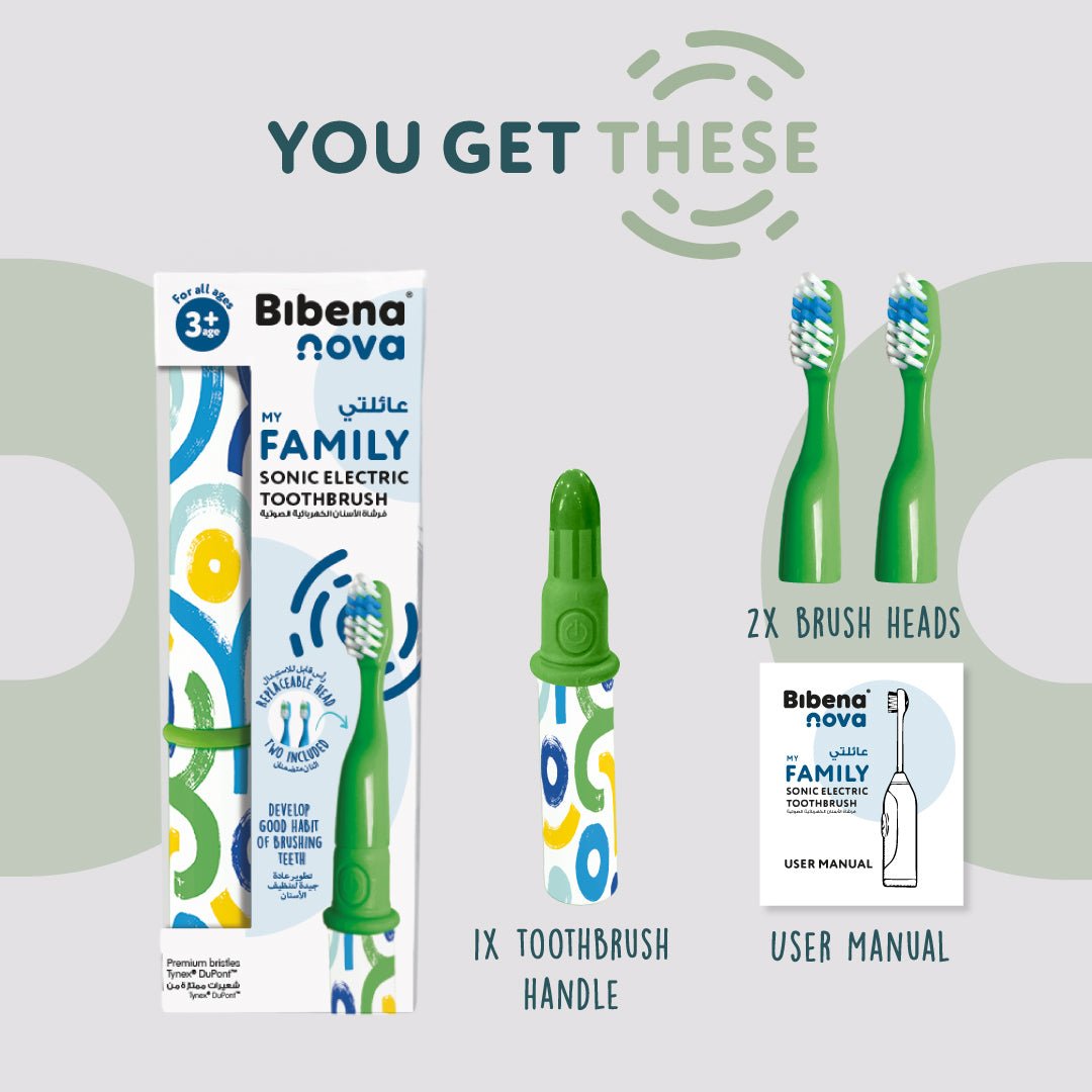 BibenaNova Kids Sonic Toothbrush - Bibenanova