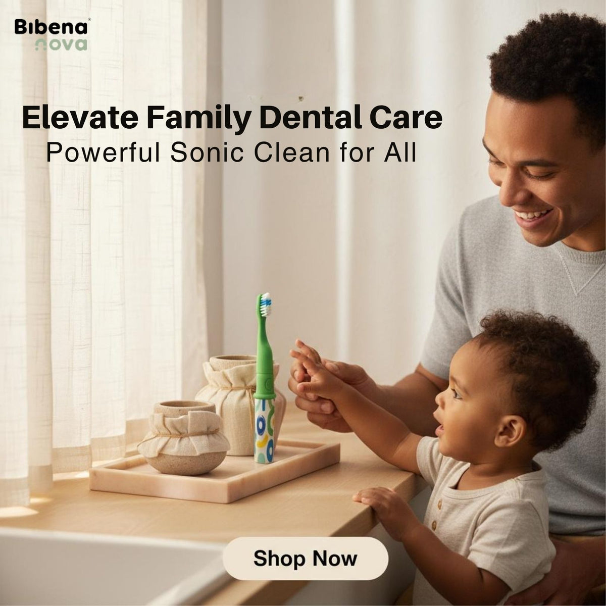 BibenaNova Kids Sonic Toothbrush - Bibenanova