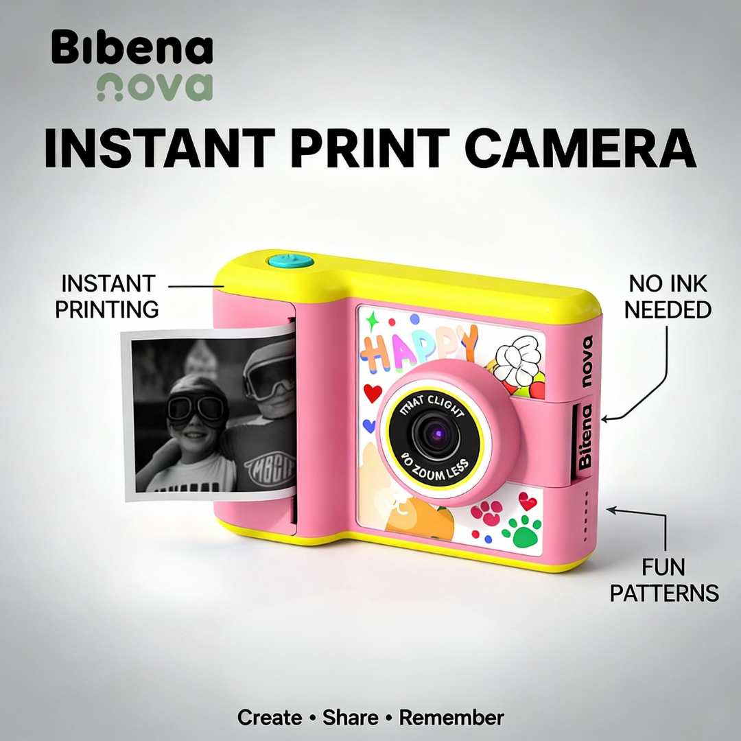 BibenaNova Instant Print Camera - Bibenanova usa